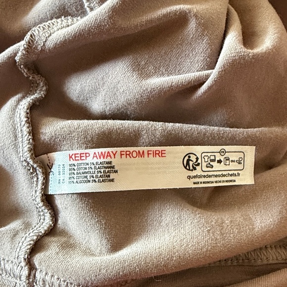 Free People  Movement Hot Shot Brown Miniskort Size M - Picture 9 of 9